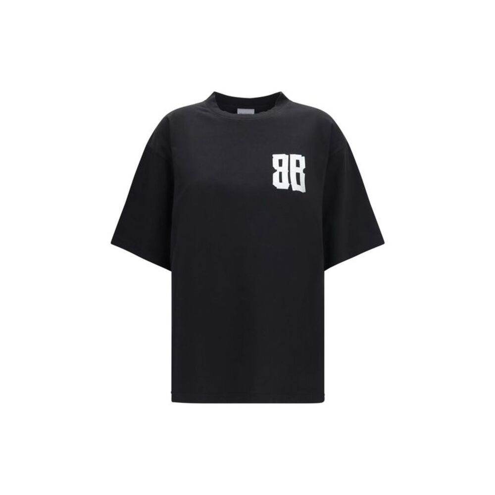 Balenciaga Black Cotton Women's T-Shirt